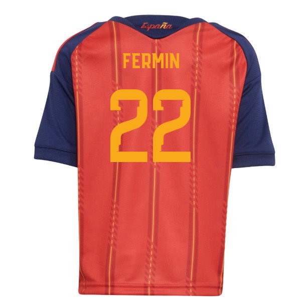 2026-2027 Spain Home Little Kids Mini Kit (Fermin 22)-SoccerKits Hub | Buy Soccer Jerseys Online